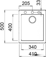 Кухонная мойка Elleci Quadra 100 M73 Titanium
