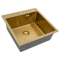 Кухонная мойка ARFEKA ECO AR 500*500 GOLD PVD NANO