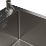 Кухонная мойка Roxen Simple 560220-50-GR сатин/текстурная (с коландером и дозатором)