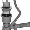 Кухонная мойка Roxen Simple 560220-50-GR сатин/текстурная (с коландером и дозатором)