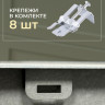 Кухонная мойка Roxen Simple 560220-50-GR сатин/текстурная (с коландером и дозатором)