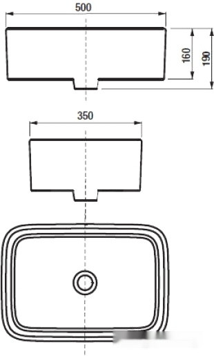 Умывальник Roca Mila 32700B000