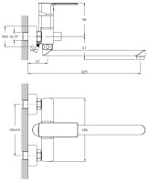 Смеситель DecoRoom DR20043