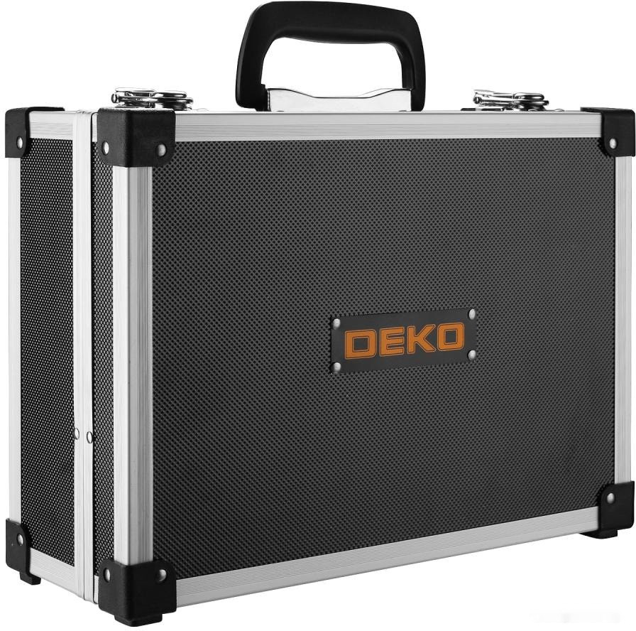 Дрель-шуруповерт Deko DKCD20FU-Li Prem SET 131 063-4137 (с 2-мя АКБ, кейс, оснастка)