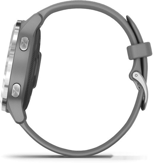 Умные часы Garmin Vivoactive 4s (серый/серебристый)