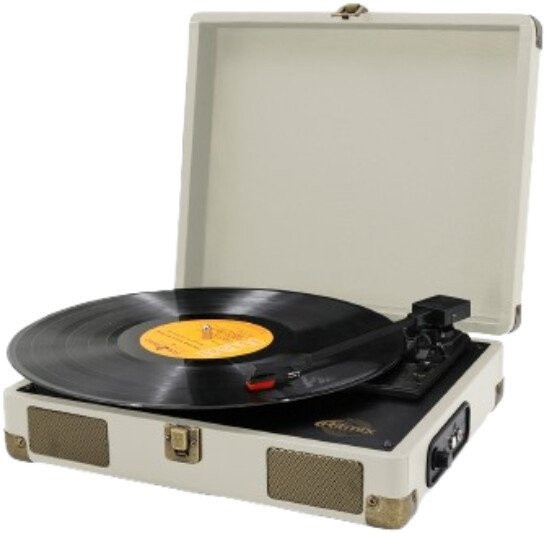Виниловый проигрыватель Ritmix LP-100 (бежевый)