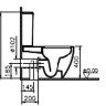 Унитаз Vitra Sento Rim-Ex 9830B003-7203