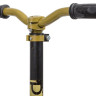 Самокат Novatrack Polis 230 Pro Rubber 230.POLIS.GD20 (черный/золотистый)