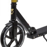 Самокат Novatrack Polis 230 Pro Rubber 230.POLIS.GD20 (черный/золотистый)