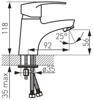 Смеситель Ferro Brado BBO2