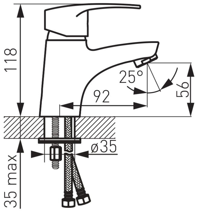 Смеситель Ferro Brado BBO2