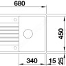 Кухонная мойка Blanco ZIA 45 S Compact антрацит 524721