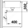 Кухонная мойка Blanco ZIA 45 S Compact антрацит 524721