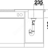 Кухонная мойка Blanco ZIA 45 S Compact антрацит 524721