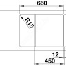 Кухонная мойка Blanco ZIA 45 S Compact антрацит 524721