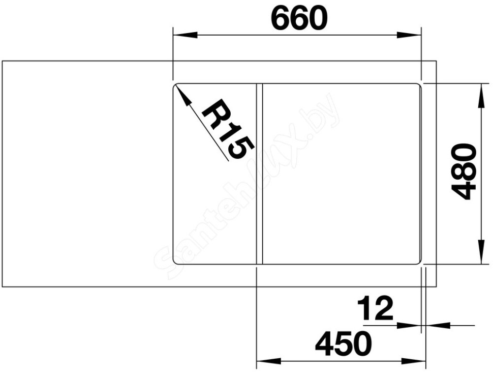 Кухонная мойка Blanco ZIA 45 S Compact антрацит 524721