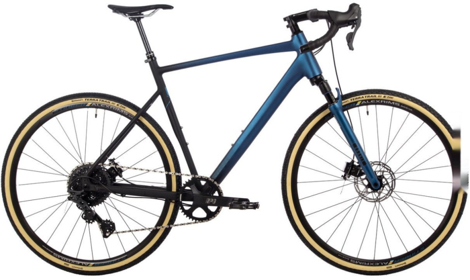 Велосипед Stinger Gravix FS-1 L 2024 (синий)