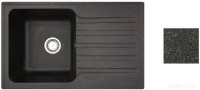 Кухонная мойка БелЭворс Styl L + смеситель W4998-3-22 (черный)