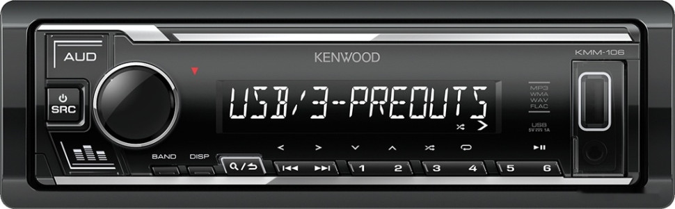 Автомагнитола Kenwood KMM-106