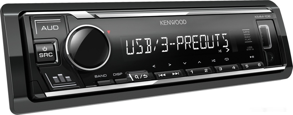 Автомагнитола Kenwood KMM-106