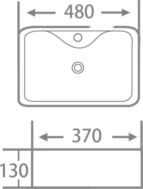 Умывальник Roxen Lex 570185