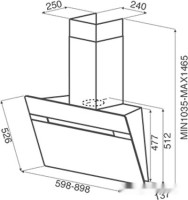 Вытяжка Jet air Viki BL 60 A PRF0111475B