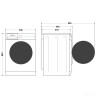 Стиральная машина Midea Lunar MF200D80WBS/S-RU
