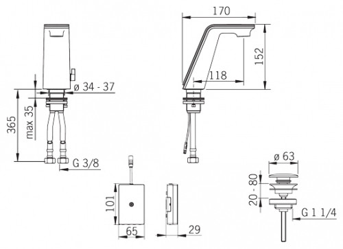 Смеситель Oras Alessi 8710F