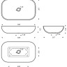 Умывальник SANITA LUXE Infinity 60 INFSLWB01