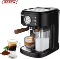 Рожковая кофеварка Hibrew CM5411A-GS (черный)