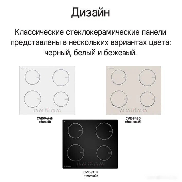 Варочная панель Maunfeld CVI594WH