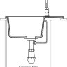 Кухонная мойка GranFest Urban GF-UR-658L (белый)