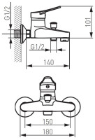 Смеситель Ferro Deco BDC11