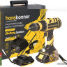 Дрель-шуруповерт Hanskonner HCD1865C (с 2-мя АКБ, кейс)