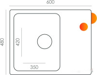 Кухонная мойка Quartz Bond 600 (уголь)