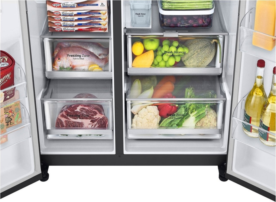 Холодильник side by side LG DoorCooling+ GC-L257CBEV