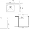 Кухонная мойка Zorg ZRE 7851 L