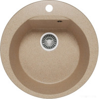 Кухонная мойка Polygran Atol-520 (песочный 302)