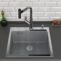 Кухонная мойка Roxen Snake 560220-45-S сатин