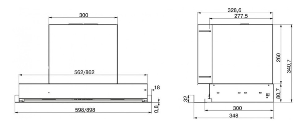 Вытяжка Franke T-Form CR 60 (305.0712.003)