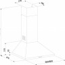 Вытяжка ZorG Technology Kvinta 750 60 M бежевая