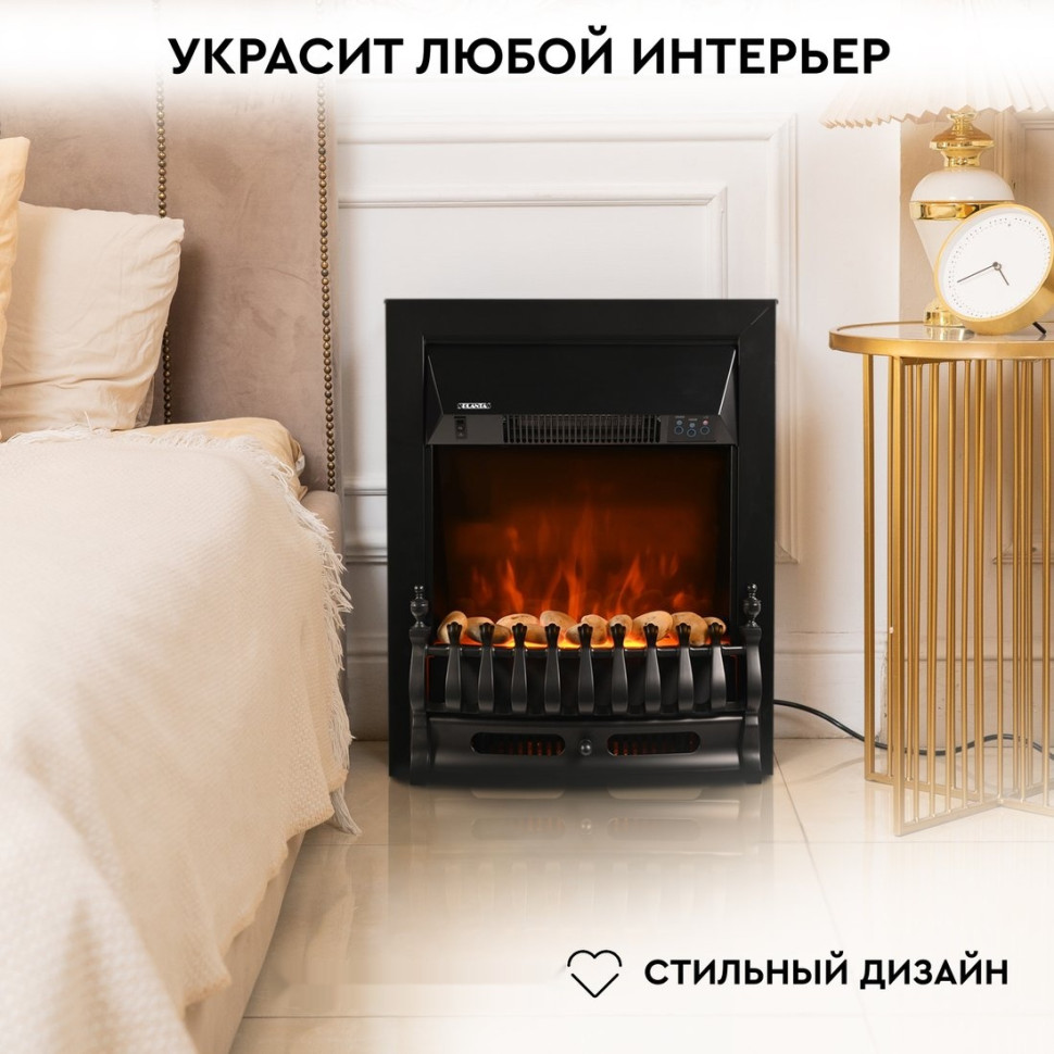 Камин PLANTA PFP-FS400 (черный)