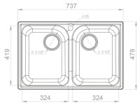 Кухонная мойка GranFest QUARZ Z-15 (песочный)