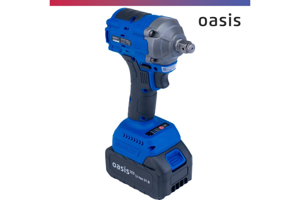 Гайковерт Oasis GK-750 Pro (с 2-мя АКБ, кейс)