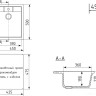 Кухонная мойка Mixline ML-GM28 552096 (черный)