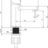 Смеситель Deante Tubo BUTB010M