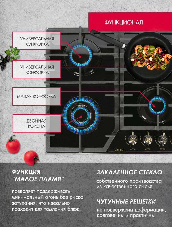 Варочная панель Gefest ПВГ 2232-01 Р83