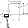 Смеситель Hansgrohe Metropol 74507000