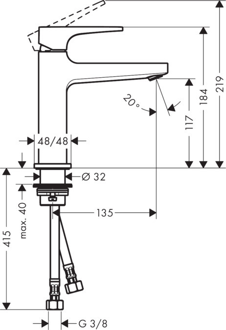 Смеситель Hansgrohe Metropol 74507000