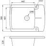 Кухонная мойка БелЭворс Flexi L + смеситель W4998-3-22 (черный)